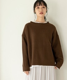 LOWRYS FARM | ５Ｇカノコクループルオーバー　854974(ニット/セーター)