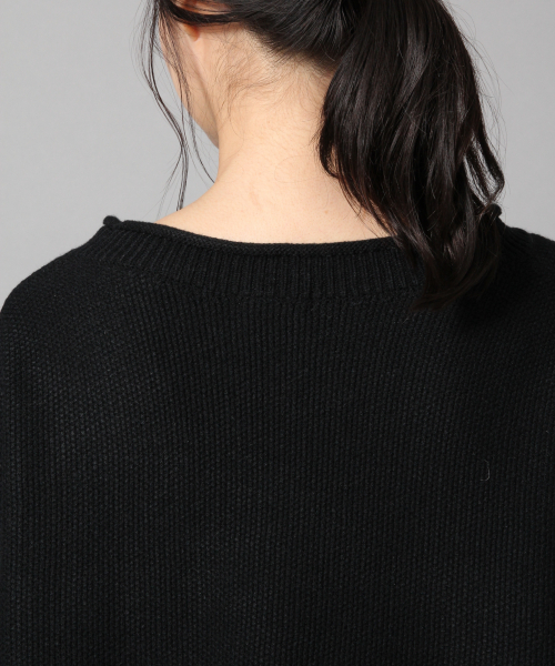 LOWRYS FARM（ローリーズファーム）の「５Ｇカノコクループルオーバー　854974（ニット/セーター・レディース・ブラック/ブラウン/アイボリー/ミント・FREE）」の12枚目の写真