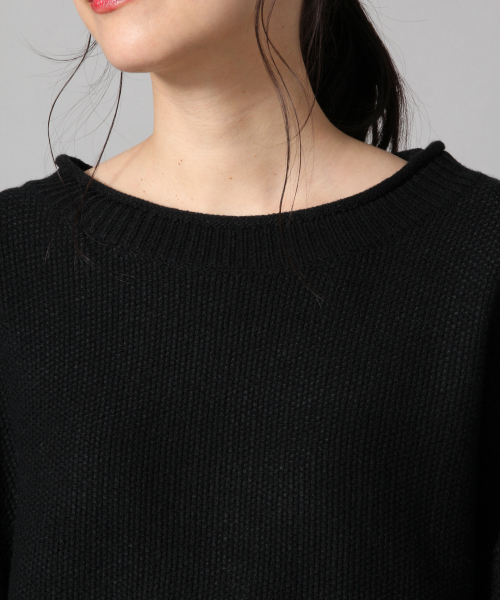 LOWRYS FARM（ローリーズファーム）の「５Ｇカノコクループルオーバー　854974（ニット/セーター・レディース・ブラック/ブラウン/アイボリー/ミント・FREE）」の11枚目の写真