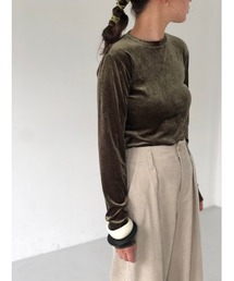 TODAYFUL | Vinatageベロアトップス(Tシャツ/カットソー)