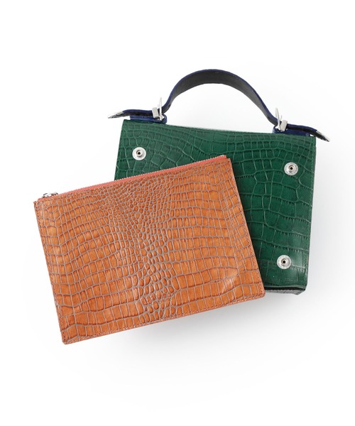 お値下げ！TOGA PULLA（トーガプルラ）2wayバッグトートショルダー セール】【TOGA PULLA/トーガプルラ】Leather shoulder pouch