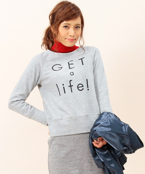 B:MING by BEAMS(ビーミングバイビームス)の「□B ビーミング by ビームス / 裏毛プリントプルオーバー(スウェット・レディース・ホワイト系その他/グレー/ネイビー・ONE SIZE)」の3枚目の写真