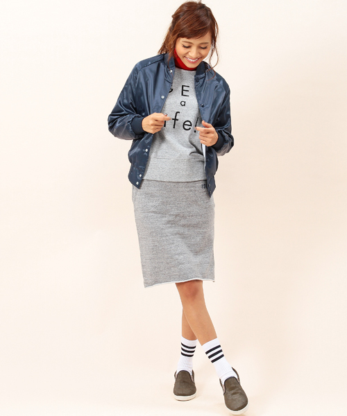 B:MING by BEAMS(ビーミングバイビームス)の「□B ビーミング by ビームス / 裏毛プリントプルオーバー(スウェット・レディース・ホワイト系その他/グレー/ネイビー・ONE SIZE)」の18枚目の写真