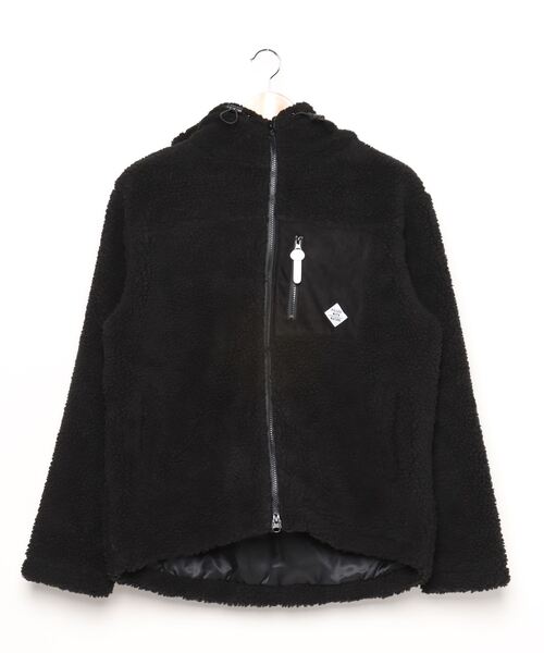 VIBGYOR（ヴィブジョー）の「VIBGYOR Select/ボアZIPパーカー(BL)（マウンテンパーカー・レディース・ホワイト/ブラック/ダークグリーン/ベージュ/カーキ/その他2/その他3/パープル系その他/キャメル/ブラウン系その他/ブラック系その他/ベージュ系その他/その他1/ホワイト系その他/ブラウン系その他2/その他4/その他5・MEDIUM/LARGE/X-LARGE）」の5枚目の写真