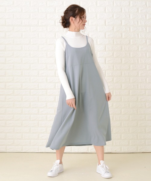 Lace Ladies(レースレディース)の「ノースリーブ ゆったりロングキャミワンピース(ワンピース・レディース・ブラック/ネイビー/グレー・M/L/XL)」の15枚目の写真