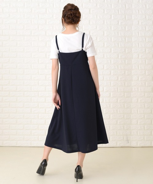 Lace Ladies(レースレディース)の「ノースリーブ ゆったりロングキャミワンピース(ワンピース・レディース・ブラック/ネイビー/グレー・M/L/XL)」の20枚目の写真