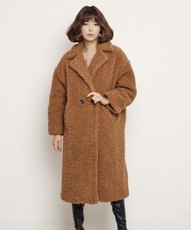 ボアフリース・ロングチェスターコート