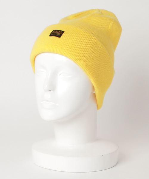 G-STAR（ジースター）の「Effo Beanie Long（ニットキャップ/ビーニー・メンズ・ライトイエロー・ONE SIZE）」の8枚目の写真