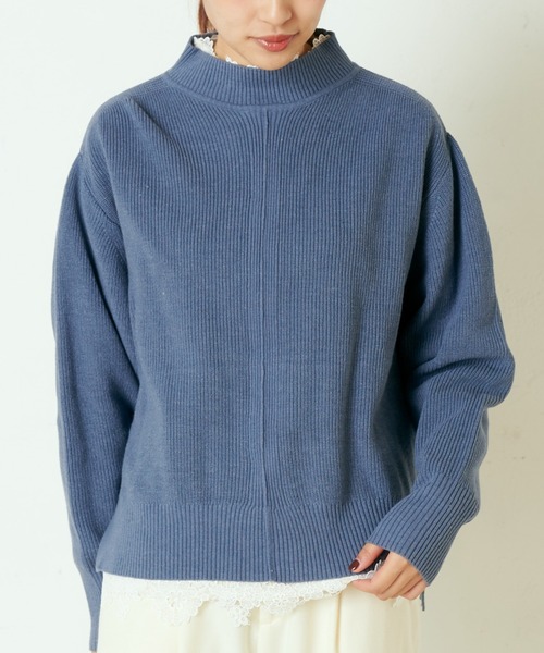 PUAL CE CIN(ピュアルセシン)の「レースインナー プルオ―バー(Tシャツ/カットソー・レディース・ブラック/グレー/オートミール・FREE)」の12枚目の写真