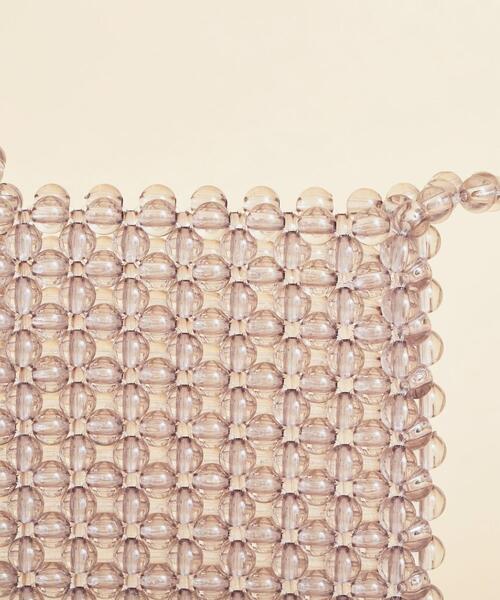 BEAUTY&YOUTH UNITED ARROWS(ビューティーアンドユースユナイテッドアローズ)の「BY∴ クリアビーズショルダーバッグ о(ショルダーバッグ・レディース・ライトブルー/ライトグレー/ナチュラル・FREE)」の4枚目の写真