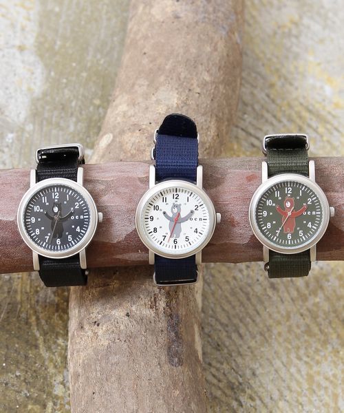 coen(コーエン)の「コーエンベアウォッチ(アナログ腕時計・メンズ・ネイビー/ブラック/オリーブ・フリー)」の17枚目の写真