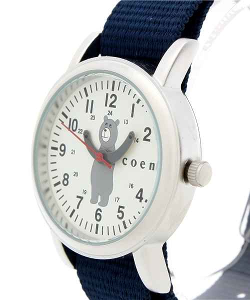 coen(コーエン)の「コーエンベアウォッチ(アナログ腕時計・メンズ・ネイビー/ブラック/オリーブ・フリー)」の12枚目の写真