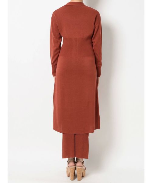 dazzlin（ダズリン）の「2ピースロングパンツSET UP（ワンピース・レディース・ネイビー/オフホワイト/カーキ/オレンジ・FREE）」の6枚目の写真