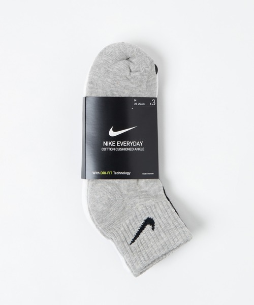 NIKE（ナイキ）の「WEGO/【3点セット】NIKE ソックス（ソックス/靴下・レディース・ホワイト/その他・SMALL）」の5枚目の写真