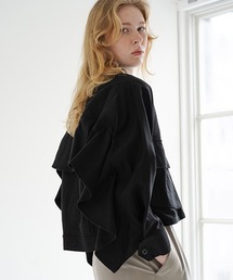 CLANE | 【CLANE(クラネ)】バックフリルミリタリージャケット(ミリタリージャケット)