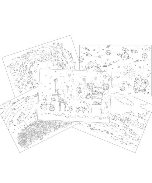 GEORGE'S（ジョージズ）の「はみだしてもいいぬりえ（本・キッズ・その他・FREE）」の6枚目の写真