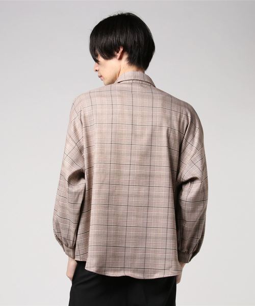 WEGO（ウィゴー）の「WEGO/【セットアップ対応商品】クラシックチェックシャツ（シャツ/ブラウス・メンズ・グレー系その他2/ブラウン系その他2・LARGE/MEDIUM）」の4枚目の写真