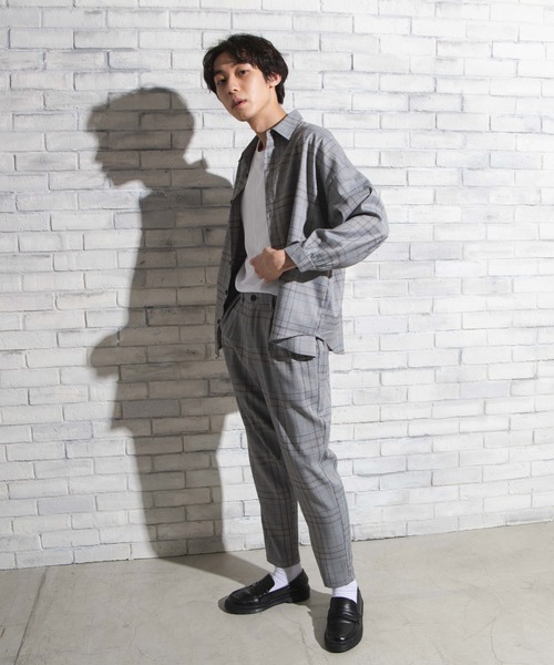 WEGO（ウィゴー）の「WEGO/【セットアップ対応商品】クラシックチェックシャツ（シャツ/ブラウス・メンズ・グレー系その他2/ブラウン系その他2・LARGE/MEDIUM）」の18枚目の写真