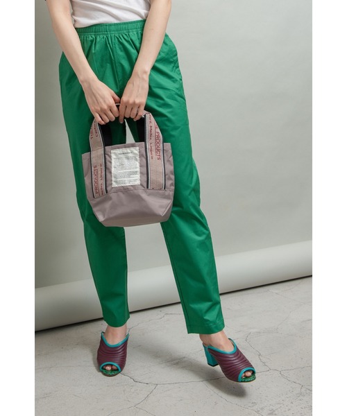 THEATRE PRODUCTS（シアタープロダクツ）の「MISSISSIPPI Ssize／ジャガードテープ バッグ/500mlペットボトル収納可能（トートバッグ・レディース・ブラック/ベージュ/ブラウン/グレー/レッド/ネイビー/パープル/グリーン/チャコールグレー・FREE）」の19枚目の写真