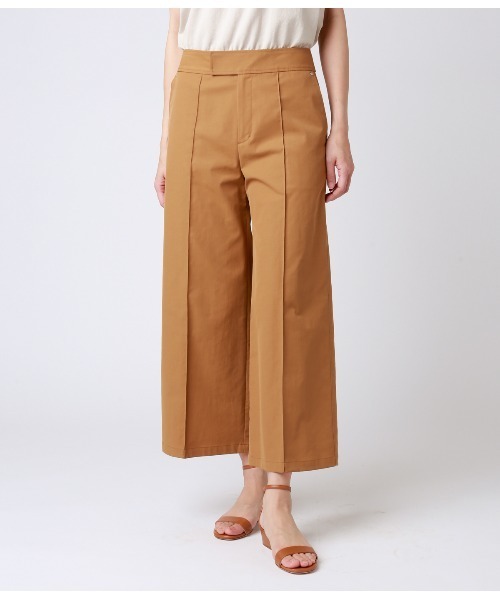 NEWYORKER(ニューヨーカー)の「センターシーム セミワイドクロップド ハンサムパンツ(その他パンツ・レディース・キャメル/ネイビー/アイボリー・9号/11号/13号/7号)」の10枚目の写真