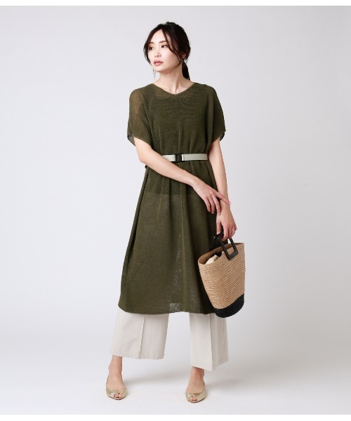 NEWYORKER(ニューヨーカー)の「センターシーム セミワイドクロップド ハンサムパンツ(その他パンツ・レディース・キャメル/ネイビー/アイボリー・9号/11号/13号/7号)」の15枚目の写真
