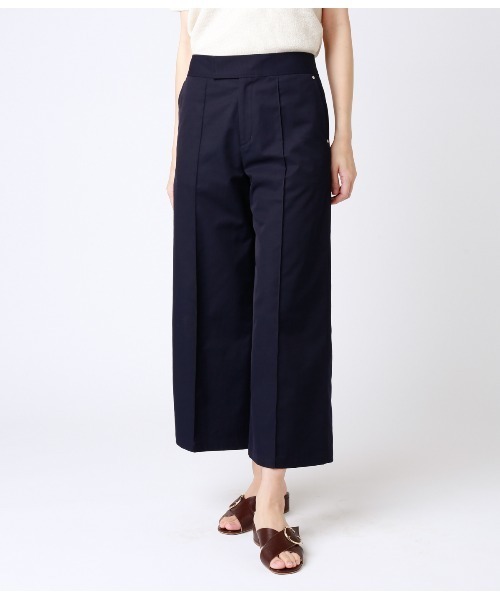 NEWYORKER(ニューヨーカー)の「センターシーム セミワイドクロップド ハンサムパンツ(その他パンツ・レディース・キャメル/ネイビー/アイボリー・9号/11号/13号/7号)」の6枚目の写真