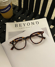 c.u.l | 【c.u.l】ユニセックス クリアレンズ  セルフレーム 伊達メガネ ブラック ウェリントン cula55(メガネ)