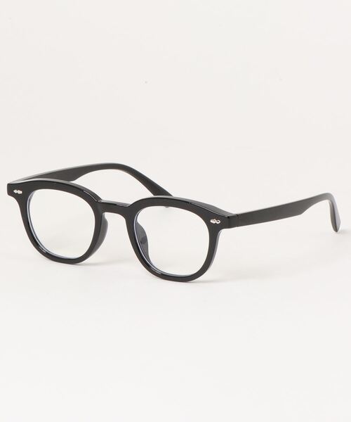 セール】【c.u.l】ユニセックス クリアレンズ セルフレーム 伊達メガネ