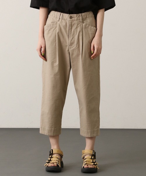 FRAPBOIS（フラボア）の「ストリータ（チノパンツ・レディース・ブラック/ベージュ系その他/グリーン系その他・1/2）」の3枚目の写真