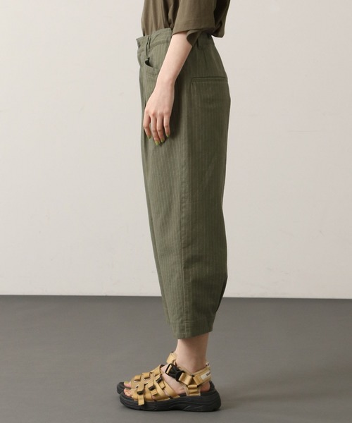 FRAPBOIS（フラボア）の「ストリータ（チノパンツ・レディース・ブラック/ベージュ系その他/グリーン系その他・1/2）」の4枚目の写真