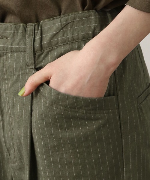 FRAPBOIS（フラボア）の「ストリータ（チノパンツ・レディース・ブラック/ベージュ系その他/グリーン系その他・1/2）」の8枚目の写真