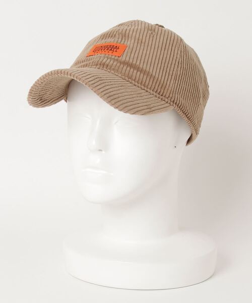 UNIVERSAL OVERALL（ユニバーサルオーバーオール）の「【UNIVERSAL OVERALL】コーデュロイキャップ（キャップ・メンズ・ブラック/ブラウン/ベージュ/グリーン/チャコールグレー・FREE）」の4枚目の写真