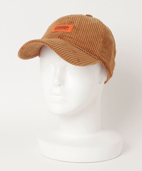 UNIVERSAL OVERALL（ユニバーサルオーバーオール）の「【UNIVERSAL OVERALL】コーデュロイキャップ（キャップ・メンズ・ブラック/ブラウン/ベージュ/グリーン/チャコールグレー・FREE）」の3枚目の写真
