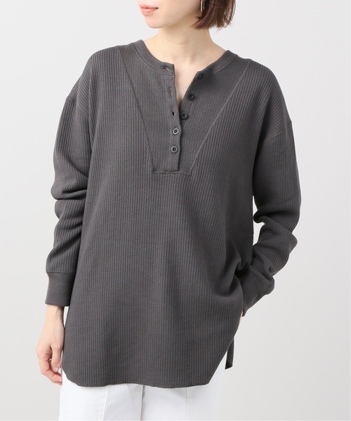 Bonum ボナム の ミリタリーライク リブプルオーバー Tシャツ カットソー Wear Bonum ボナム の ミリタリーライク リブプルオーバー Tシャツ カットソー Wear