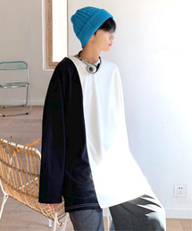 neos | 【neos -addictive design-】ルーズシルエット ロングスリーブ ポンチTシャツ(Tシャツ/カットソー)