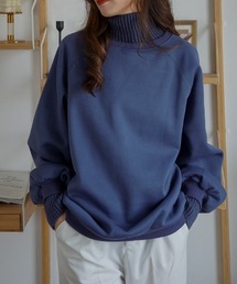 ハイネックリブニットドッキングトレーナー