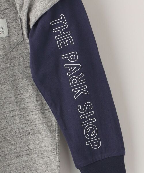 THE PARK SHOP（ザパークショップ）の「THE PARK SHOP:TRICK LAYERD L/S TEE(95～135cm)（Tシャツ/カットソー・キッズ・ネイビー/グレー・95/115/105/135/125）」の6枚目の写真