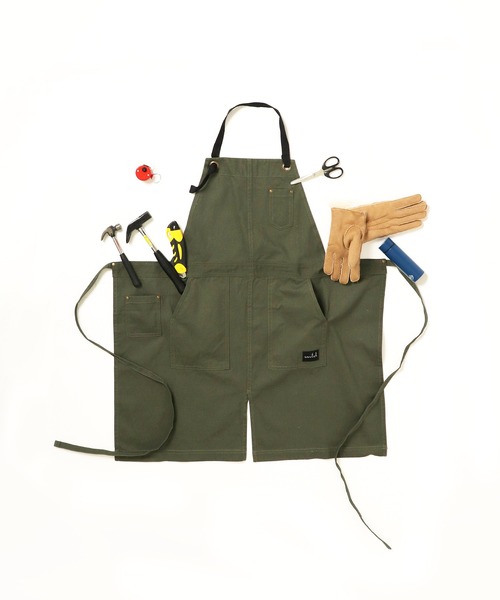 salle de bal（サルデバル）の「FRIENDSHILL / フレンズヒル  ロングエプロン　ツールボックス　ツールスタンド CW-510-23 ･･　FRH（エプロン・レディース・イエロー/カーキ/ライトブルー/ブラウン/グレー/ブラック/ナチュラル/ネイビー/オレンジ/その他1/その他2/ベージュ/ブルー/その他3/グリーン/グレイッシュベージュ/ブラック系その他/ブラウン系その他/ライトグリーン・FREE）」の9枚目の写真