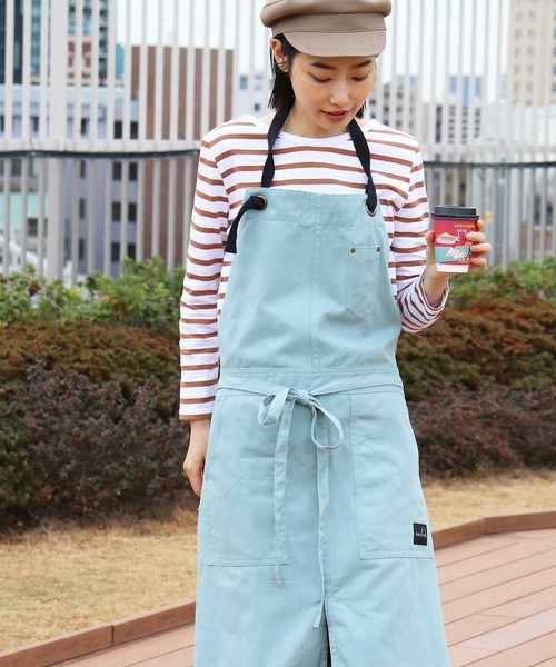 salle de bal（サルデバル）の「FRIENDSHILL / フレンズヒル  ロングエプロン　ツールボックス　ツールスタンド CW-510-23 ･･　FRH（エプロン・レディース・イエロー/カーキ/ライトブルー/ブラウン/グレー/ブラック/ナチュラル/ネイビー/オレンジ/その他1/その他2/ベージュ/ブルー/その他3/グリーン/グレイッシュベージュ/ブラック系その他/ブラウン系その他/ライトグリーン・FREE）」の12枚目の写真