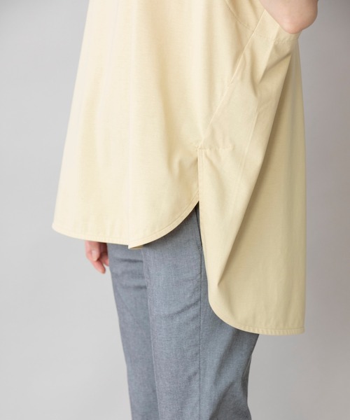 Munich（ミューニック）の「110/2プレミアムプレーティングジャージーラウンドネックプルオーバー（Tシャツ/カットソー・レディース・ブラック/ブラウン/オフホワイト/イエロー/ラベンダー・FREE）」の16枚目の写真