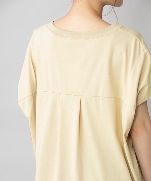 Munich（ミューニック）の「110/2プレミアムプレーティングジャージーラウンドネックプルオーバー（Tシャツ/カットソー・レディース・ブラック/ブラウン/オフホワイト/イエロー/ラベンダー・FREE）」の14枚目の写真