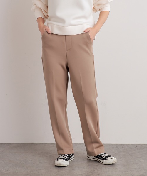 natural couture(ナチュラルクチュール)の「【WEB限定】らくちんキレイテーパードパンツ XSサイズ(その他パンツ・レディース・ベージュ/ブラウン/ライム/ボルドー/ライトベージュ・FREE)」の3枚目の写真