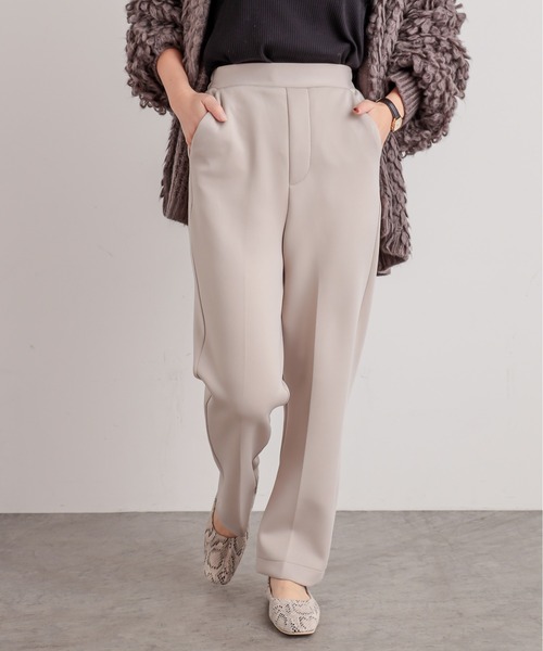 natural couture(ナチュラルクチュール)の「【WEB限定】らくちんキレイテーパードパンツ XSサイズ(その他パンツ・レディース・ベージュ/ブラウン/ライム/ボルドー/ライトベージュ・FREE)」の4枚目の写真