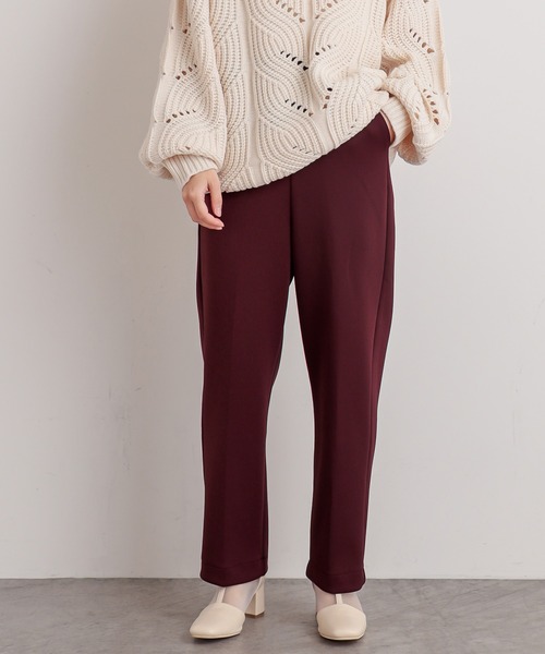 natural couture(ナチュラルクチュール)の「【WEB限定】らくちんキレイテーパードパンツ XSサイズ(その他パンツ・レディース・ベージュ/ブラウン/ライム/ボルドー/ライトベージュ・FREE)」の5枚目の写真