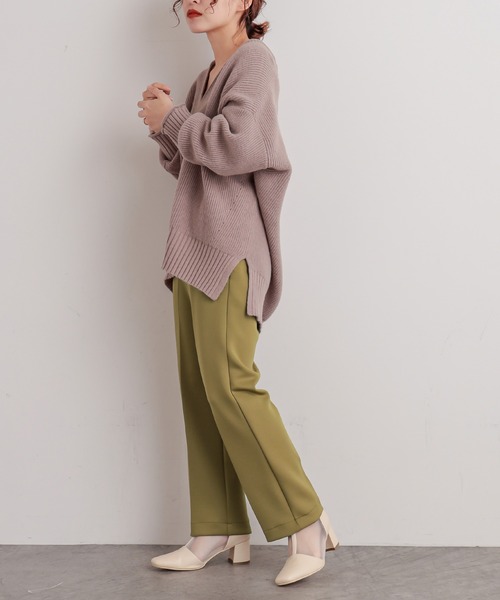 natural couture(ナチュラルクチュール)の「【WEB限定】らくちんキレイテーパードパンツ XSサイズ(その他パンツ・レディース・ベージュ/ブラウン/ライム/ボルドー/ライトベージュ・FREE)」の19枚目の写真