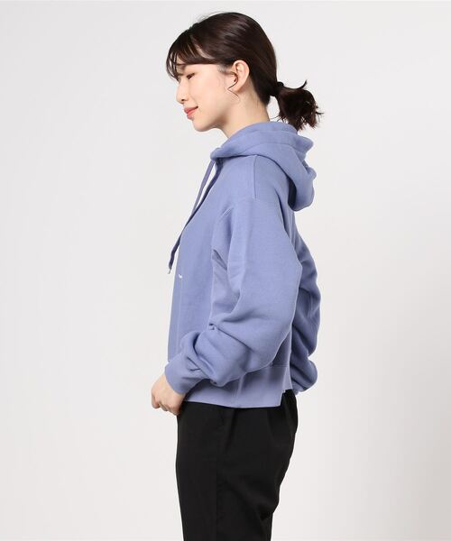 GYMPHLEX(ジムフレックス)の「GYMPHLEX/ジムフレックス エアライトテリーフード AIR LIGHT TERRY HOOD J-9280(パーカー・レディース・ライトグレー/グレー/ブルー・14)」の4枚目の写真