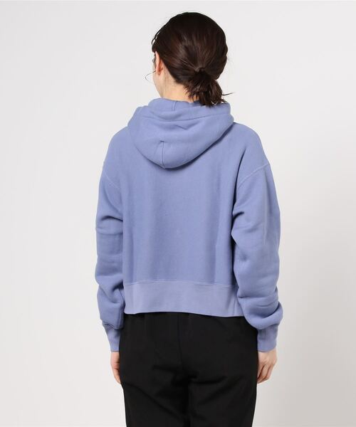 GYMPHLEX(ジムフレックス)の「GYMPHLEX/ジムフレックス エアライトテリーフード AIR LIGHT TERRY HOOD J-9280(パーカー・レディース・ライトグレー/グレー/ブルー・14)」の5枚目の写真