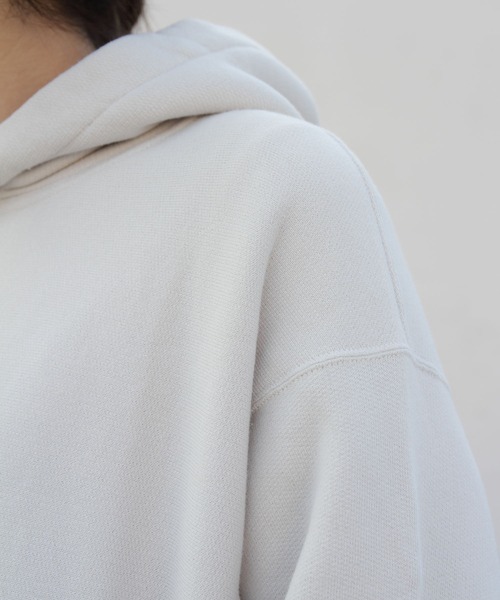 GYMPHLEX(ジムフレックス)の「GYMPHLEX/ジムフレックス エアライトテリーフード AIR LIGHT TERRY HOOD J-9280(パーカー・レディース・ライトグレー/グレー/ブルー・14)」の11枚目の写真