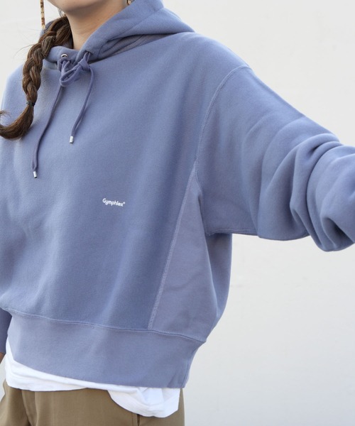 GYMPHLEX(ジムフレックス)の「GYMPHLEX/ジムフレックス エアライトテリーフード AIR LIGHT TERRY HOOD J-9280(パーカー・レディース・ライトグレー/グレー/ブルー・14)」の15枚目の写真