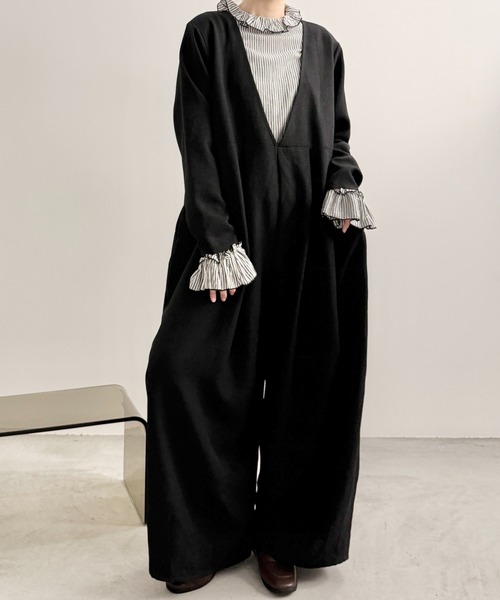 Libra Cue（リブラ キュー）の「クリンクルフリルブラウス（シャツ/ブラウス・レディース・ブラック/ホワイト/ピンク/その他/オレンジ/ブルー/グレー/ブラウン/ベージュ/モカ/ダークブラウン・FREE/2）」の21枚目の写真